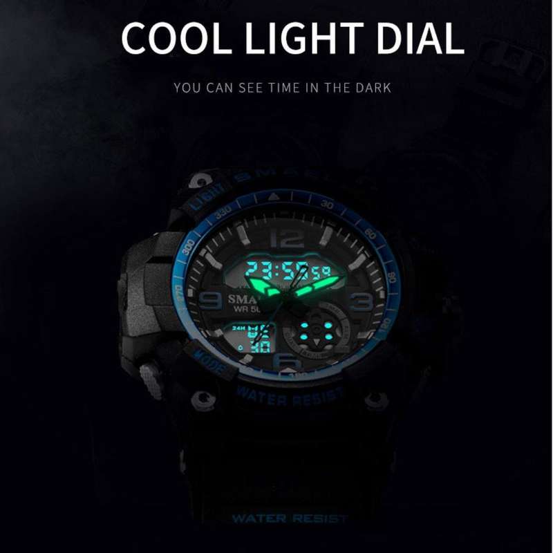 Kids Smael Blue Chronograph Watch