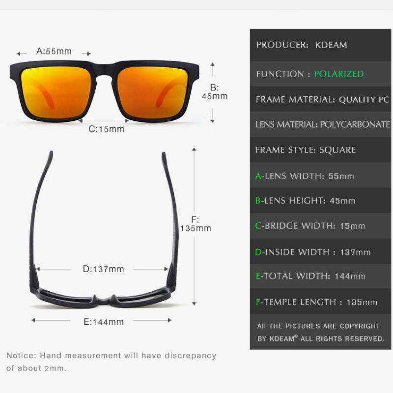 Kdeam KD901 #8 Polarized Sunglasses