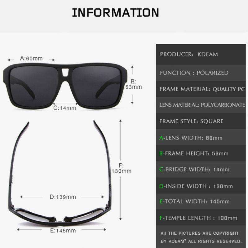 Kdeam KD520 #207 Polarized Sunglasses