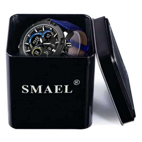 Smael Camouflage Khaki Multifunctional Watch