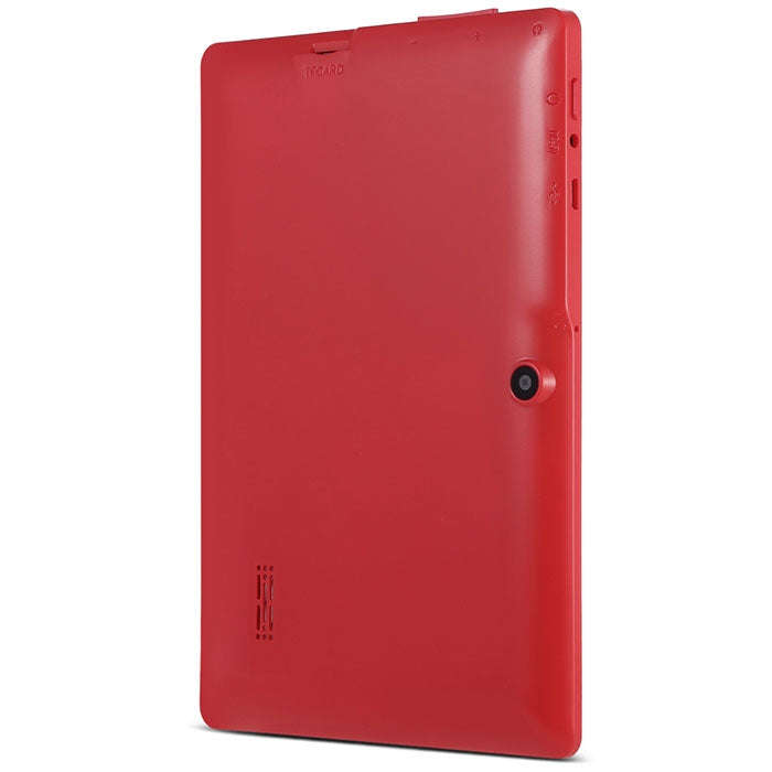 7 inch Q88H A33 Android 4.4 Tablet PC WVGA Screen A33 Quad Core 1.2GHz 512MB RAM 8GB ROM Du... - RED