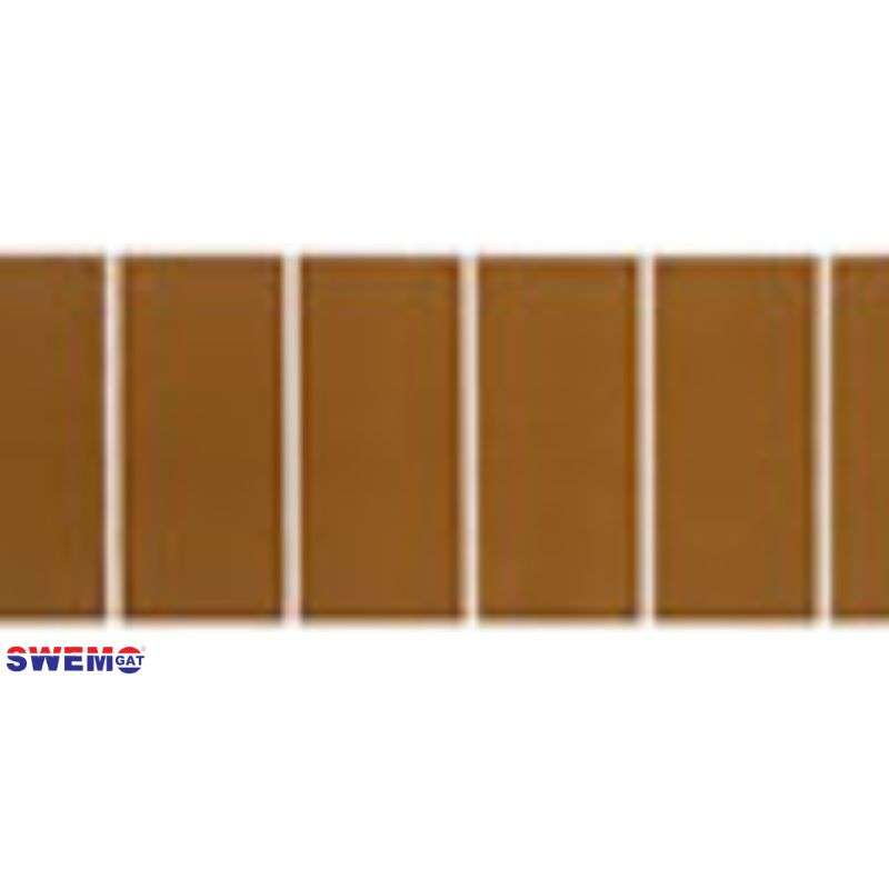 Cosmo Uno Brown Fibreglass Pool Mosaic  Tissue Sheet 960mm x 160mm