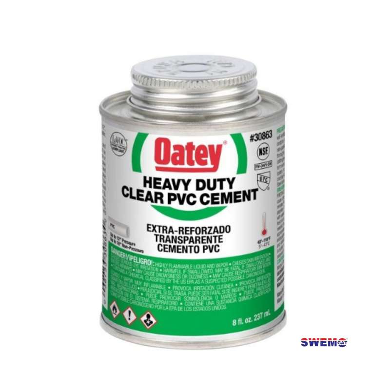 Oatey PVC Glue for swimming pool PVC pipe - 473ml