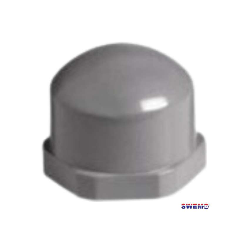 PVC End Cap 32mm Grey