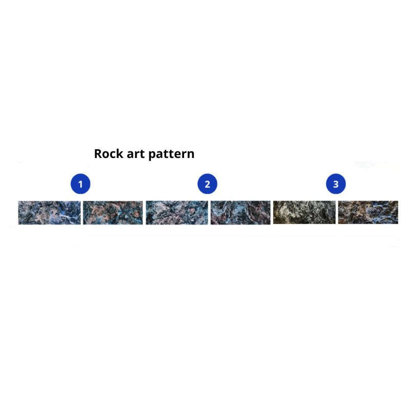 Rock Art Tile  Fibreglass Pool Mosaic Tissue Sheet 2430mm x 160mm