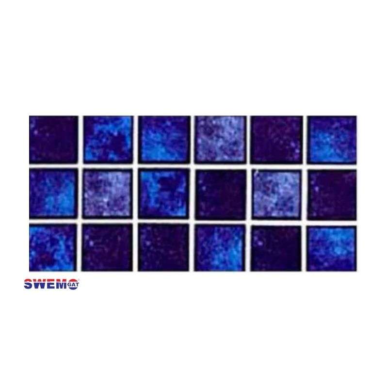Fibreglass Pool Mosaic Tissue Sheet-Seaside-820mm x162mm