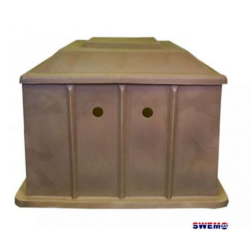 Large pool pump system housing and lid - 1.2m x 1.2m x 0.7m