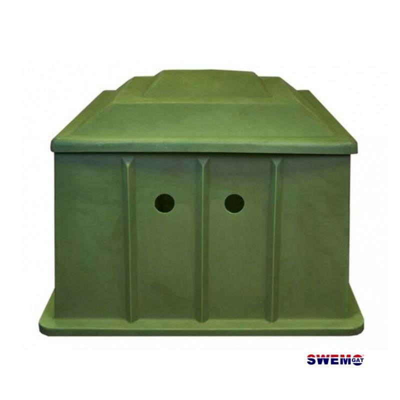 Large pool pump system housing and lid - 1.2m x 1.2m x 0.7m
