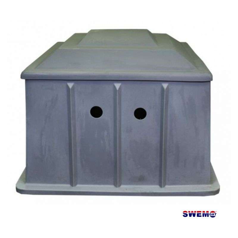 Large pool pump system housing and lid - 1.2m x 1.2m x 0.7m