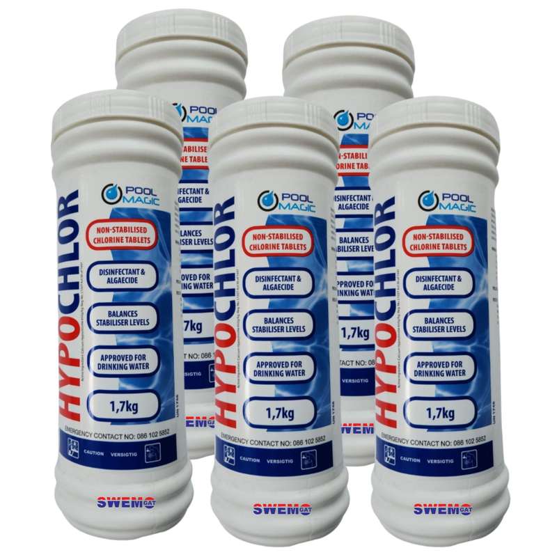 Hypochlor Non-Stabilised Chlorine Pills - 1.7kg