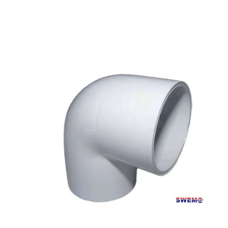 PVC Elbow 90 degree - White 50mm