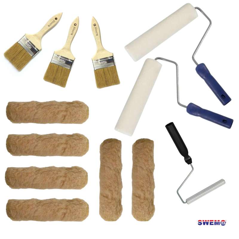 Fibreglass Resin Paint brush & Roller set