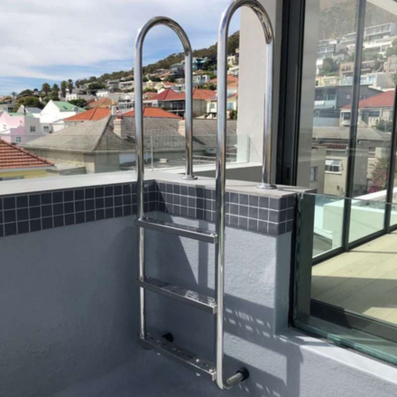 Roll Top Ladder 3-step Stainless steel