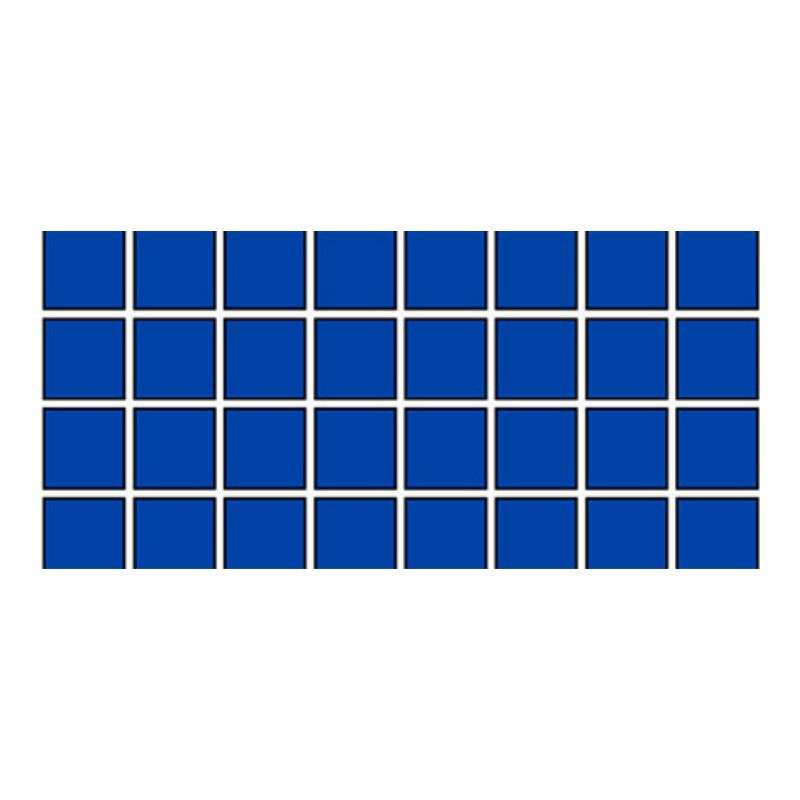 4 Block Blue Fibreglass Pool Mosaic Tissue Sheet 610mm x 160mm