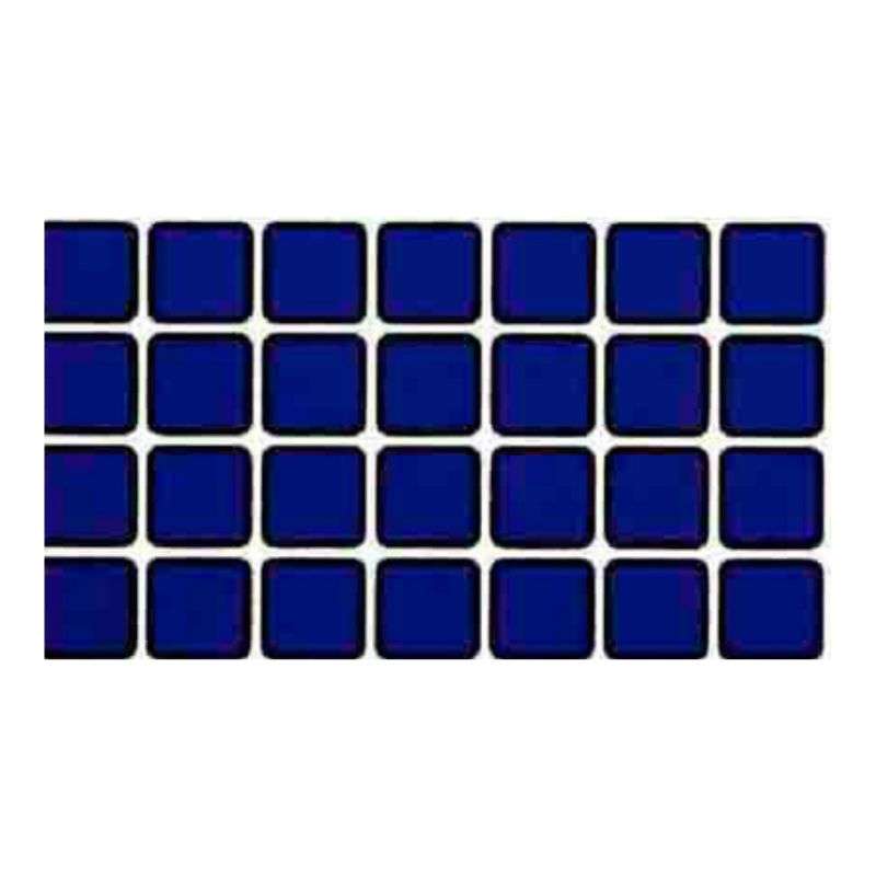 Aqua Blue Fibreglass Pool Mosaic Tissue Sheet 650mm x 160mm