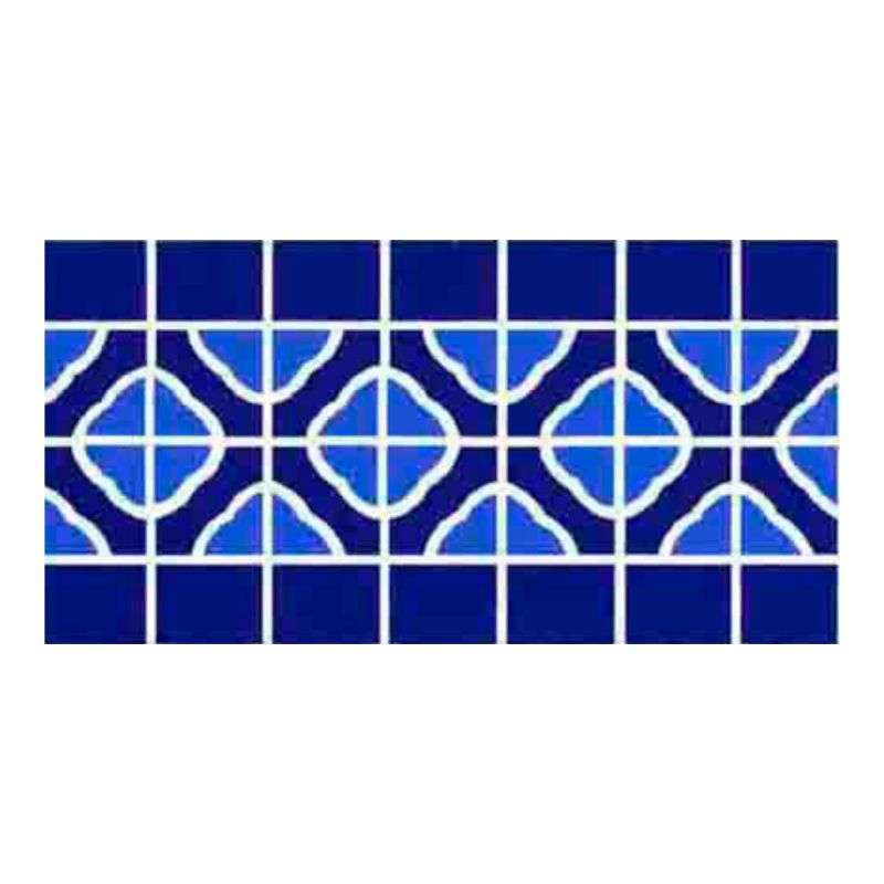 Fibreglass Pool Mosaic Tissue sheet-Barrier-Reef  685mm x 150mm
