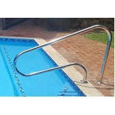 Swimming pool exit grabrail fixed out of the water 1.2m