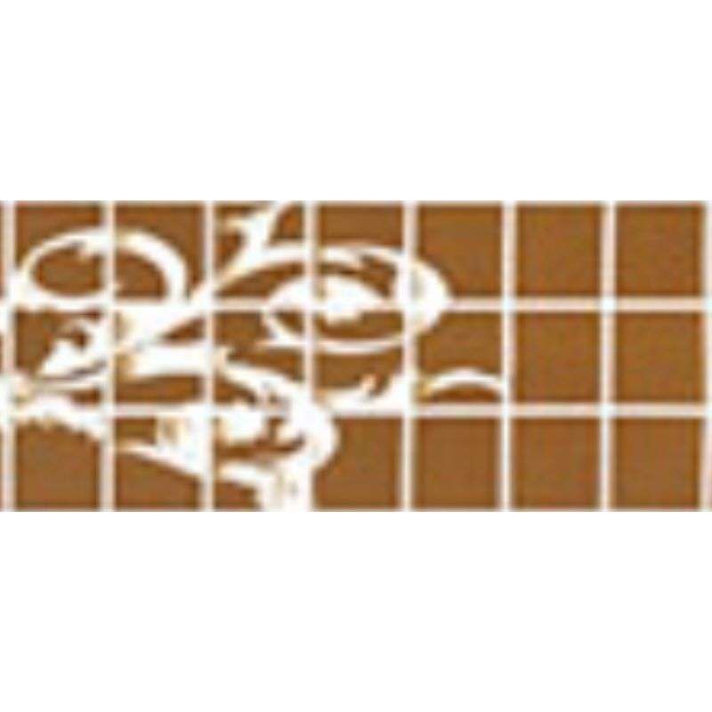 Le Fleur Caramel Fibreglass Pool Mosaic Tissue Sheet 960mm x 160mm