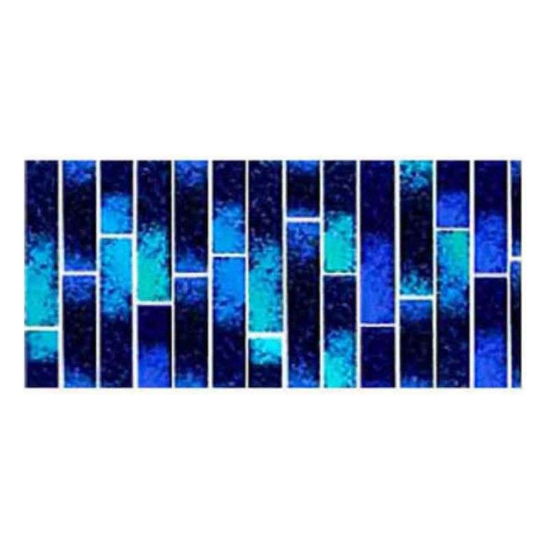 Mirage tile Fibreglass Pool Mosaic Tissue Sheet 800mm x 160mm