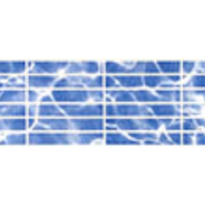 Oceano Blue Fibreglass Pool Mosaic Tissue Sheet 960mm x160mm