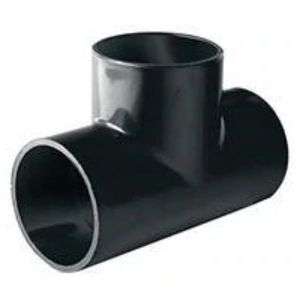 PVC T piece 50mm Black