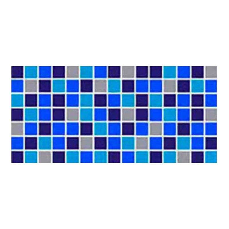 Fibreglass Pool Mosaic Tissue Sheet - Pool Mix  825mm x150mm