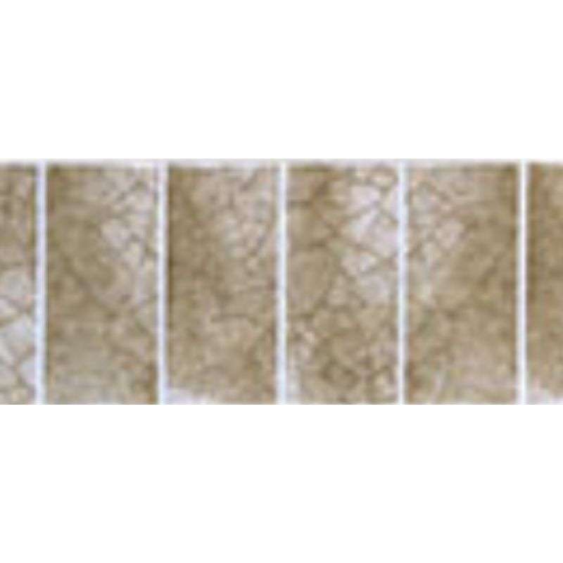 Porcelain Puzzle Caramel Fibreglass Pool Mosaic Tissue Sheet 800mm x160mm