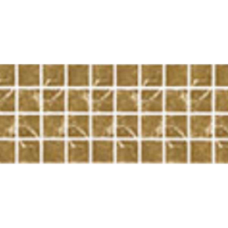 Shattered Silica Caramel Fibreglass Pool Mosaic Tissue Sheet 800mm x160mm