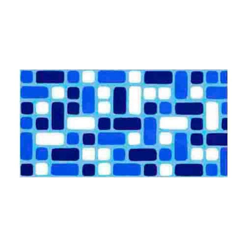 Random White Fibreglass Pool Mosaic Tissue Sheet 665mm x 150mm