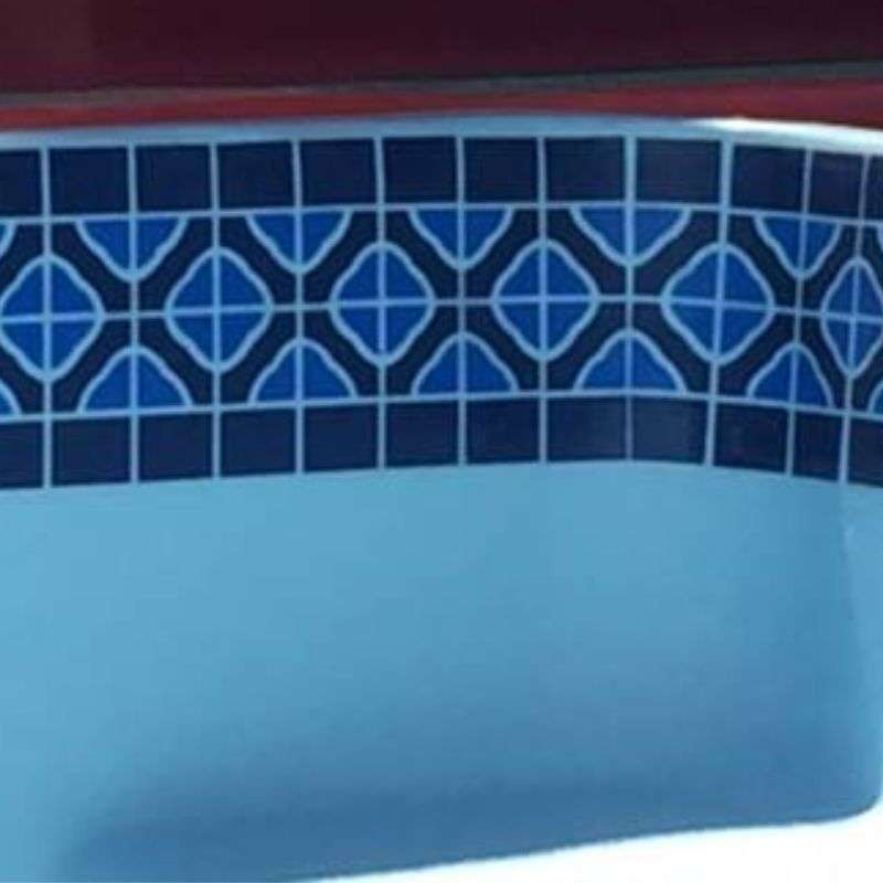 Fibreglass Pool Mosaic Tissue sheet-Barrier-Reef  685mm x 150mm