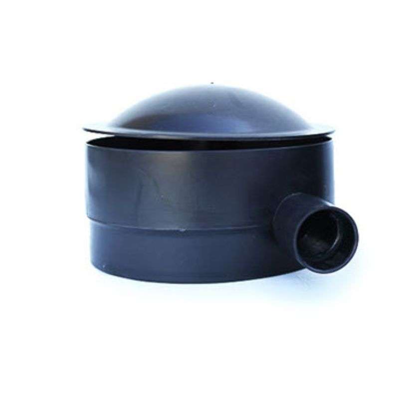 Pond Bottom Drain with fish protection-cover