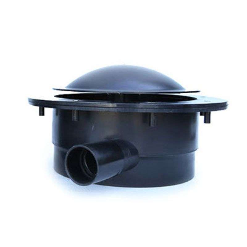 Pond Bottom Drain with fish protection-cover
