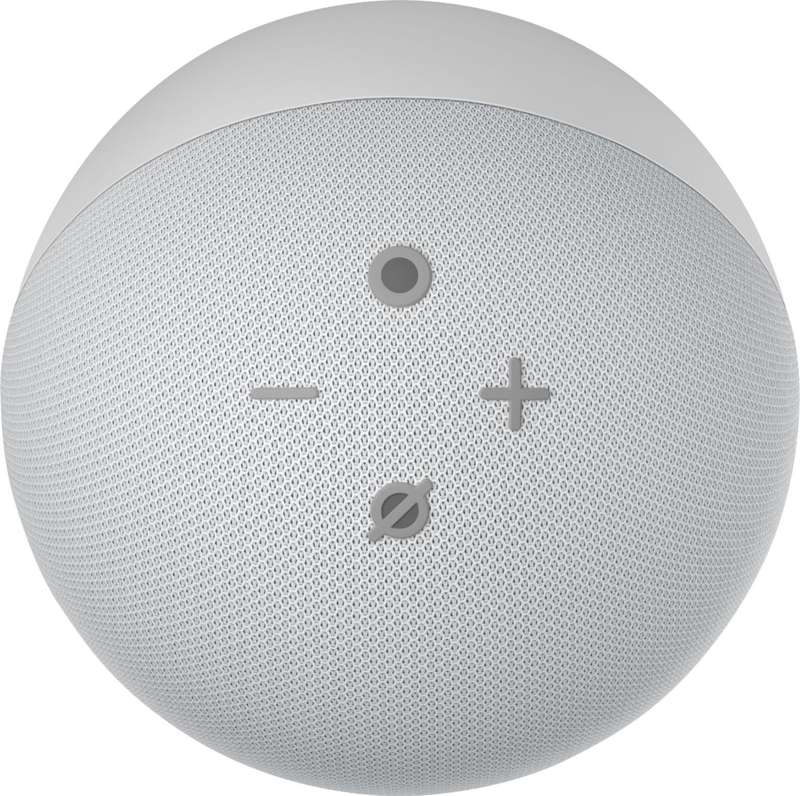 Amazon Echo Dot 4th Generation Smart Speaker with Clock White (Damaged Packaging)