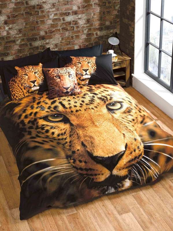 Leopard Duvet Set - Leopard Bedding - Double