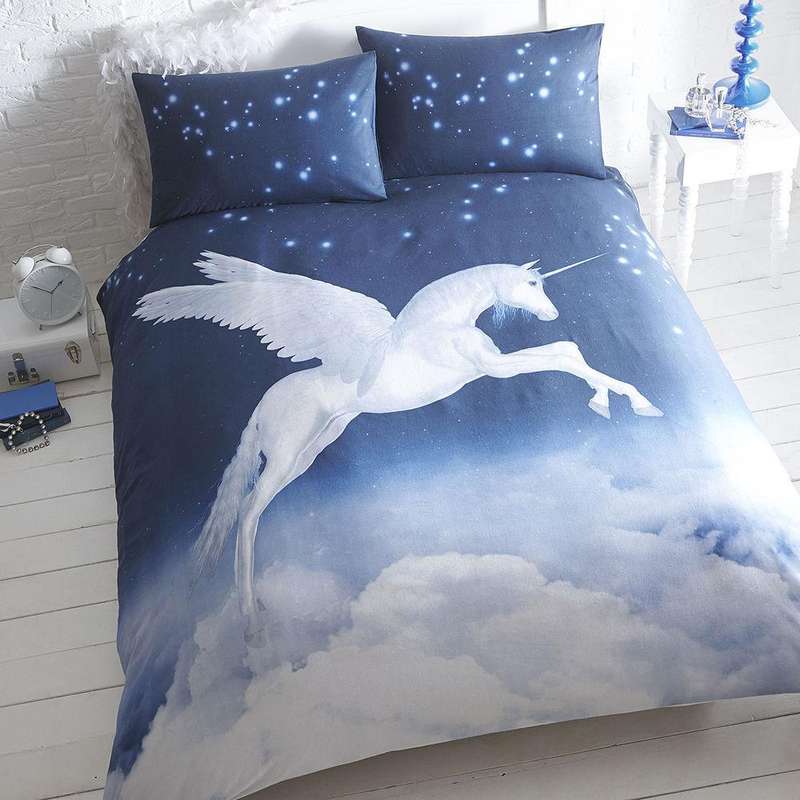 3D Unicorn Duvet - Unicorn Bedding - Single