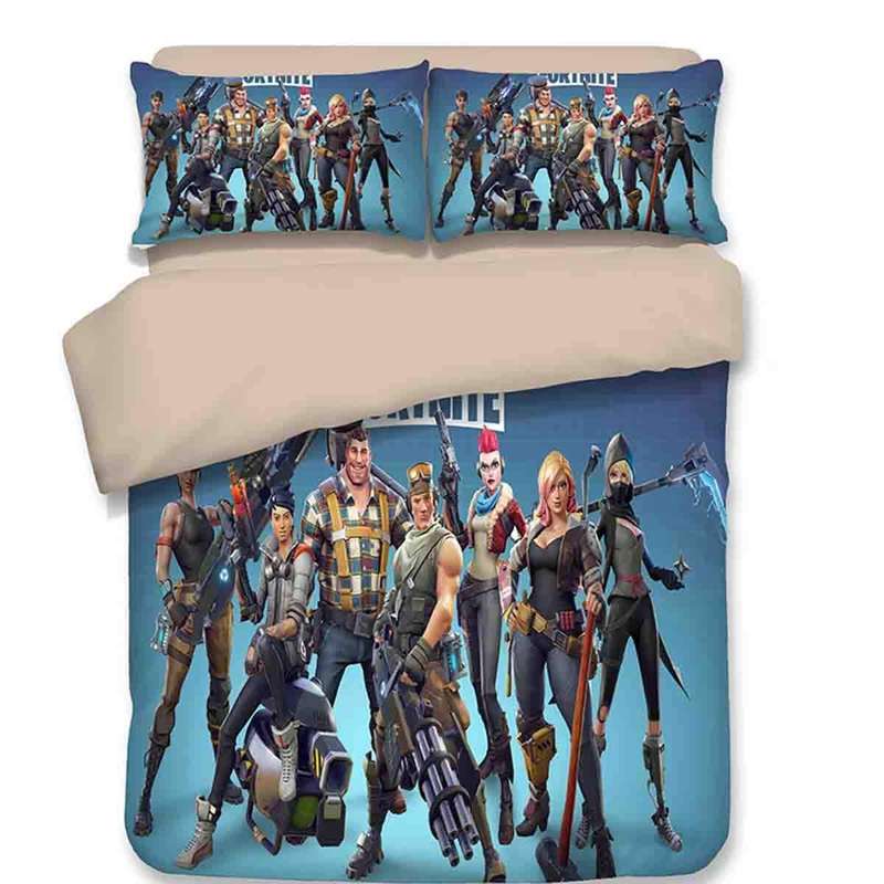 3D Fortnite Duvet Set - GAMERS - Fortnite Bedding - Double