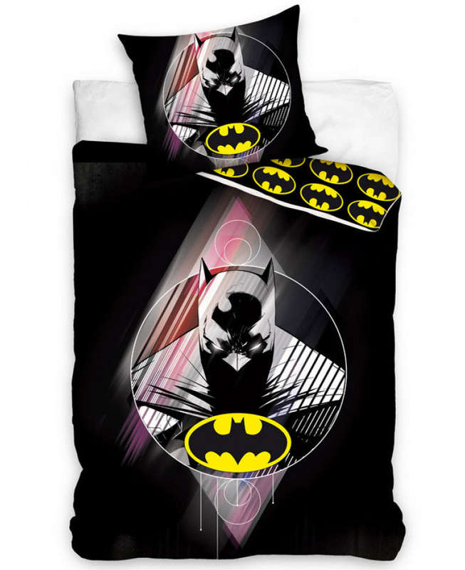 Batman Single Cotton Duvet Cover And Pillowcase Set - Batman Duvet