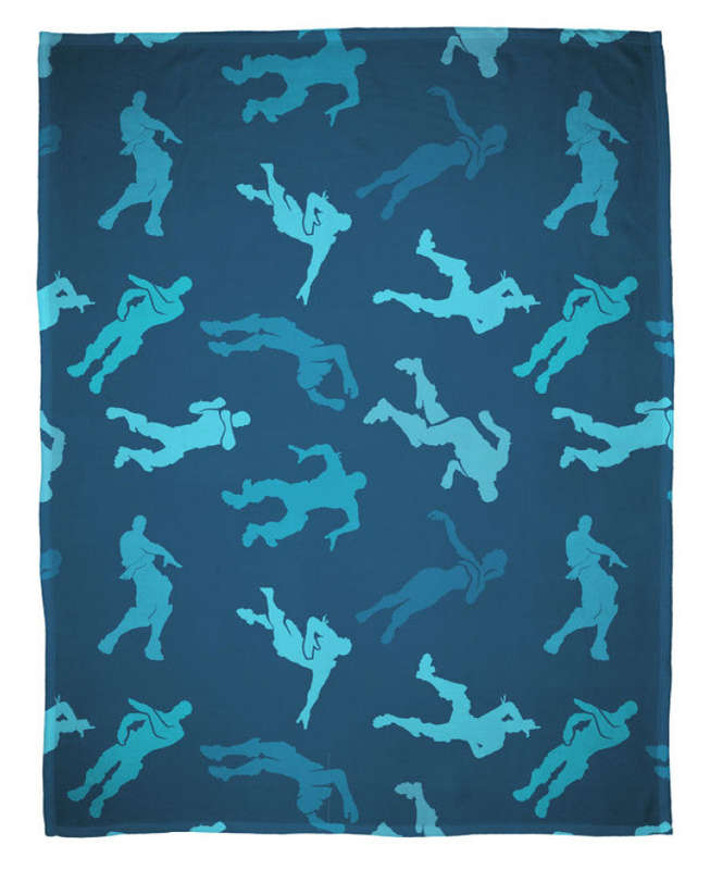Fortnite Shuffle Flannel Fleece Blanket - Fortnite  Bedding