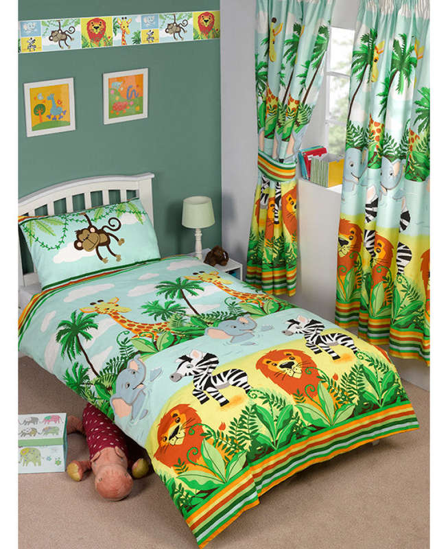 Jungle-Tastic Wallpaper Border  - Jungle/Safari  Bedding - Kids Bedding