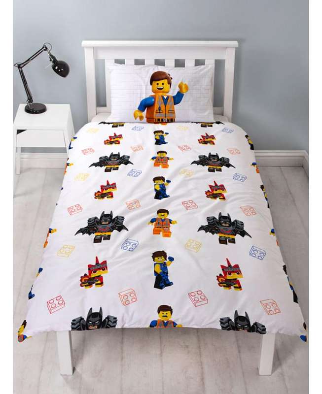Lego Movie 2 Action Single Duvet Cover - Lego Bedding