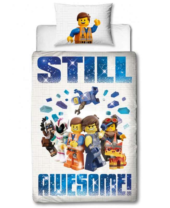 Lego Movie 2 Action Single Duvet Cover - Lego Bedding