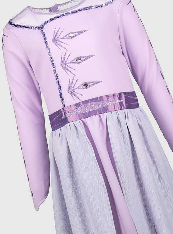 Frozen 2 Elsa Lilac Dress  - Disney Frozen 2 Dress - 7-8