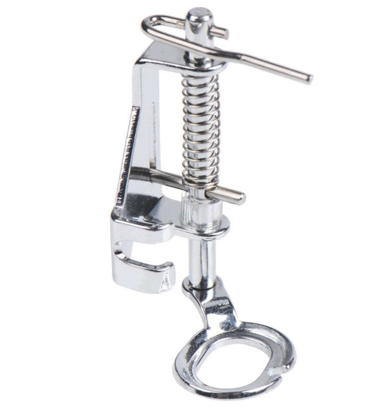 Darning/Free Motion Sewing Machine Presser Foot- Metal