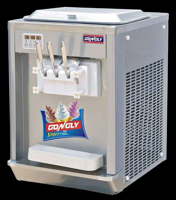 Ice Cream Machine - 2 Flavor Plus Mix - Table Model