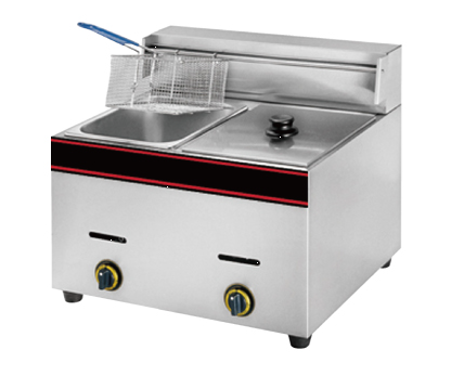 Chip Fryer Gas Double Tank