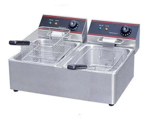 Chip Fryer Electric Double