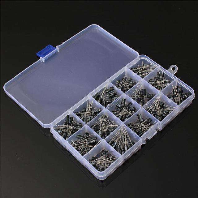 Electrolytic Capacitor Kit (15 Values, 200 PCS)
