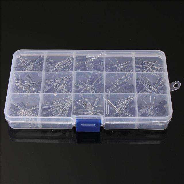 Electrolytic Capacitor Kit (15 Values, 200 PCS)