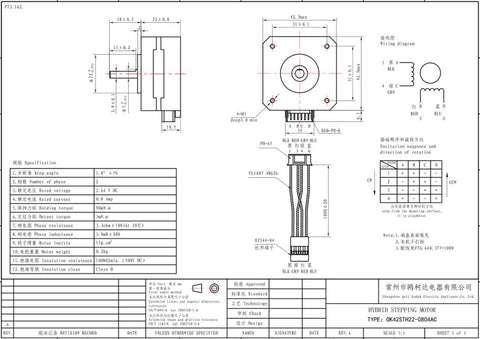 Nema 17 Specifications