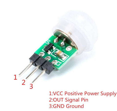 AM312 PIR Sensor Pin out